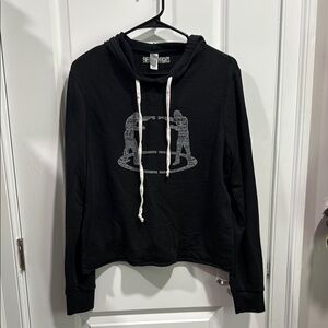 Alternative Apparel Black Graphic Hoodie